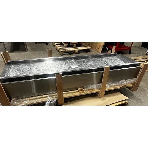Scratch and Dent Cooking Performance Group GT-CPG-72-NL 72" Gas Countertop Griddle with Thermostatic Controls - 180,000 BTU