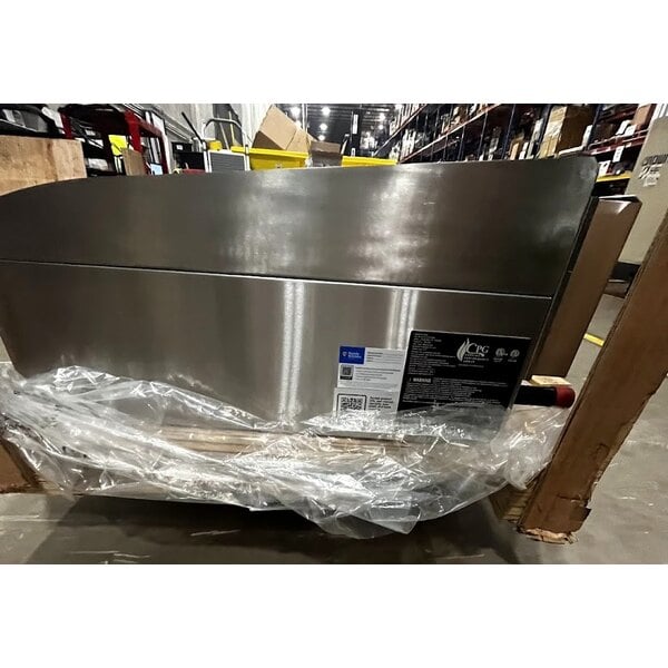 Scratch and Dent Cooking Performance Group GT-CPG-72-NL 72" Gas Countertop Griddle with Thermostatic Controls - 180,000 BTU
