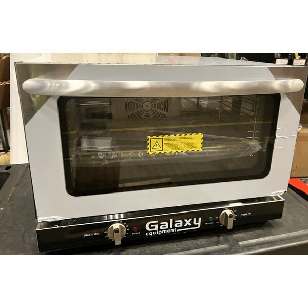 Scratch and Dent Galaxy COE3H Half Size Countertop Convection Oven - 120V