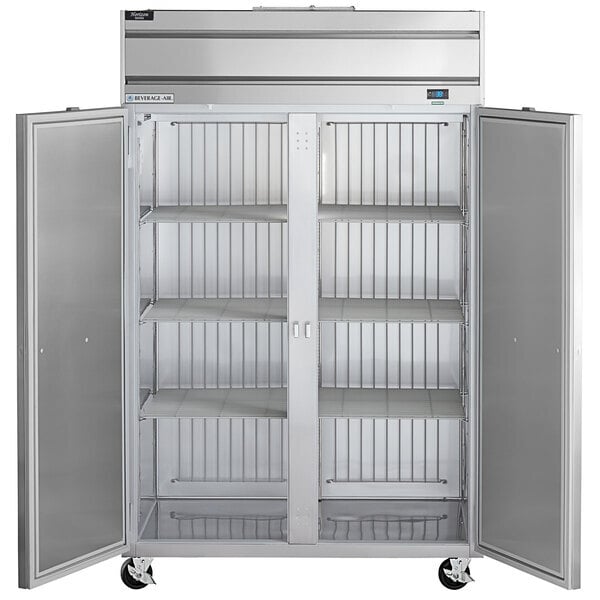 Scratch and Dent Beverage-Air HR2HC-1S Horizon Series 52" Top Mounted Solid Door Reach-In Refrigerator