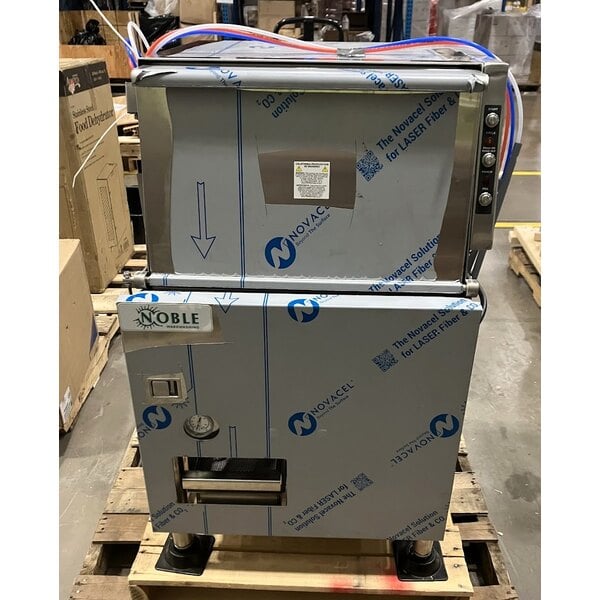 Scratch and Dent Noble Warewashing DG Low Temperature Single Rack Glass Washer / Dishwasher