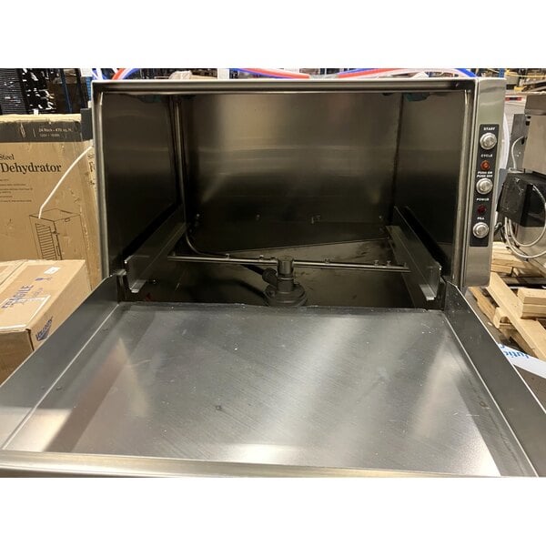 Scratch and Dent Noble Warewashing DG Low Temperature Single Rack Glass Washer / Dishwasher