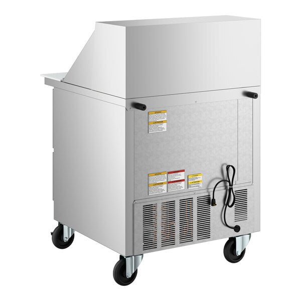Scratch and Dent Beverage-Air SPED32HC-12M-2 Elite Series 32" 2 Drawer Mega Top Refrigerated Sandwich Prep Table