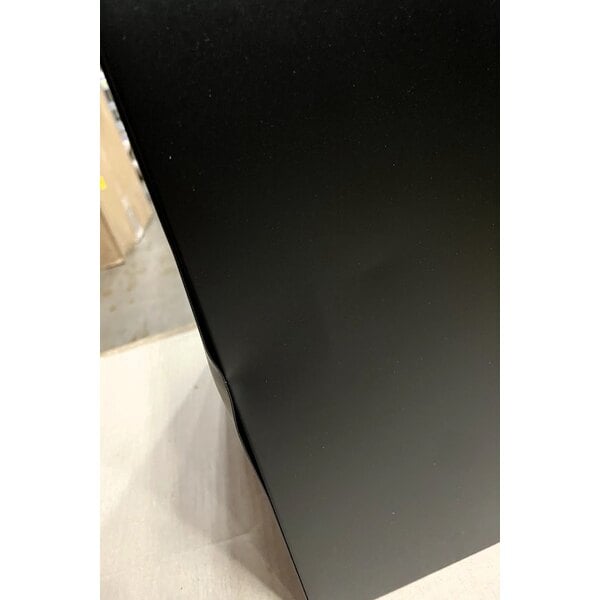 Scratch and Dent Ex-Cell Kaiser RC-KD36-C BLX Kaleidoscope XL Series Black Texture Square 36 Gallon Customizable Cans / Bottles Receptacle
