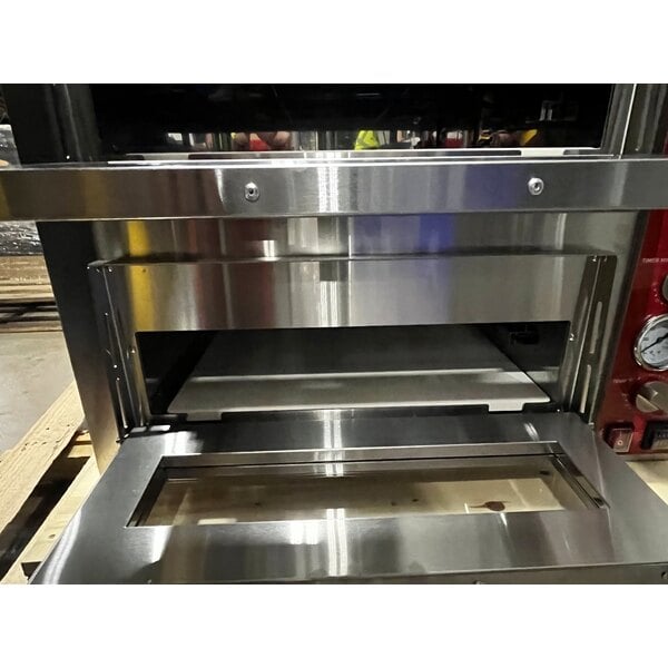 Scratch and Dent Avantco DPO-18-DD Double Deck Countertop Pizza/Bakery Oven with Two Independent Chambers - 3200W, 240V