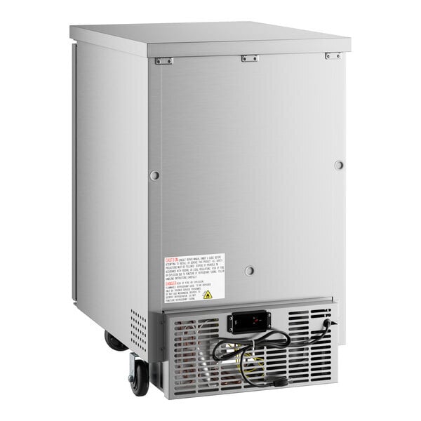 Scratch and Dent Avantco UBB-1G-HC-S 23" Stainless Steel Glass Door Back Bar Refrigerator