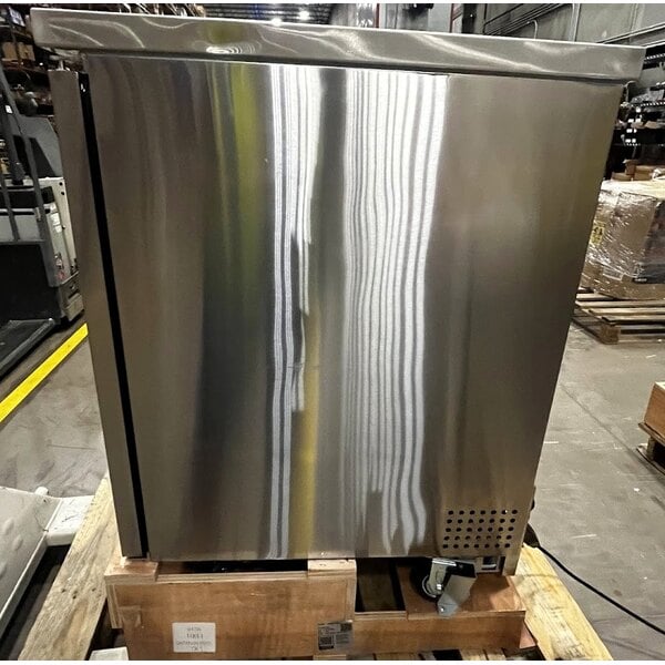 Scratch and Dent Avantco UBB-1G-HC-S 23" Stainless Steel Glass Door Back Bar Refrigerator