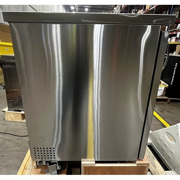 Scratch and Dent Avantco UBB-1G-HC-S 23" Stainless Steel Glass Door Back Bar Refrigerator