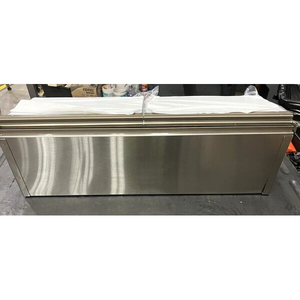 Scratch and Dent San Jamar FP8244FL EZ-Chill 4-Compartment Stainless Steel Condiment Bar
