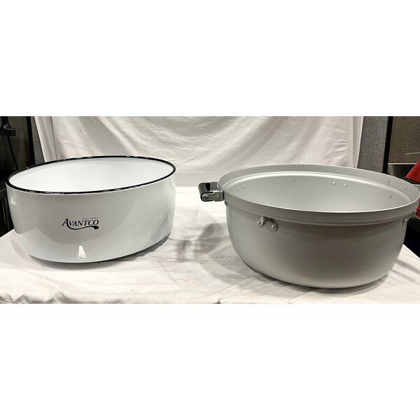 Scratch and Dent Avantco GRCNAT Natural Gas 110 Cup (55 Cup Raw) Gas Rice Cooker / Warmer - 24,000 BTU