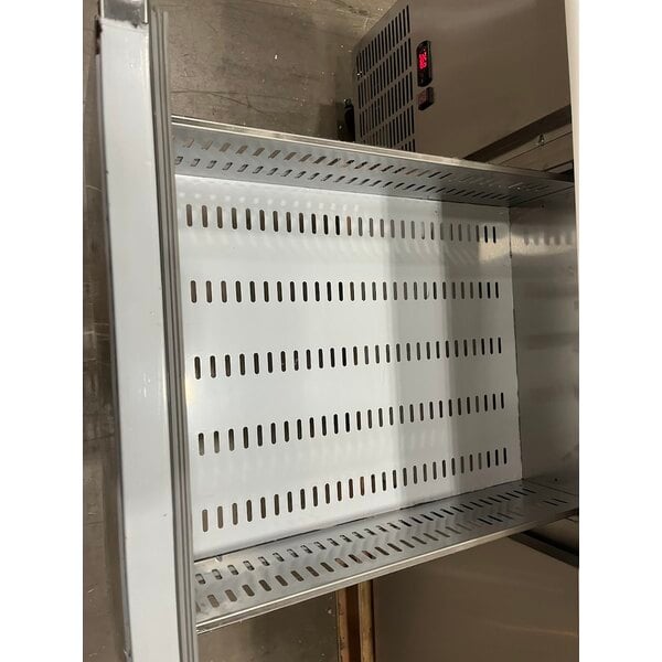 Scratch and Dent Avantco SSPPT-3I 94" 2 Door Refrigerated Pizza Prep Table with 2 Drawers