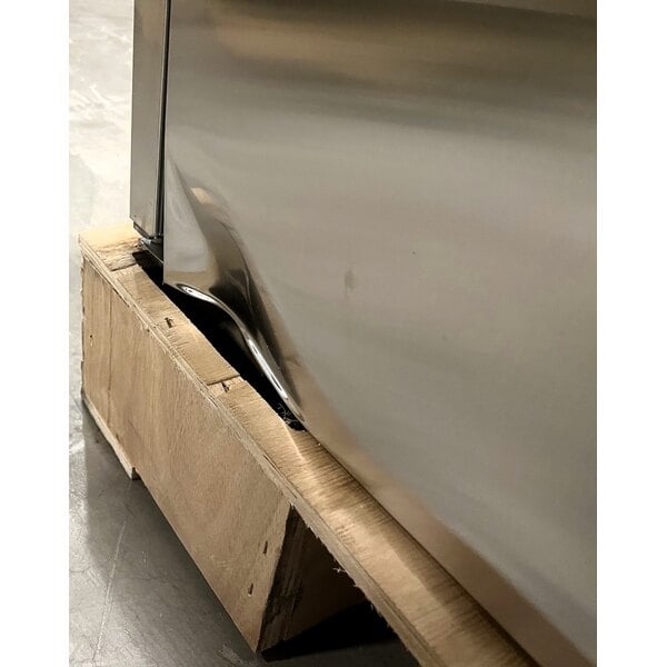 Scratch and Dent Avantco SSPPT-3I 94" 2 Door Refrigerated Pizza Prep Table with 2 Drawers