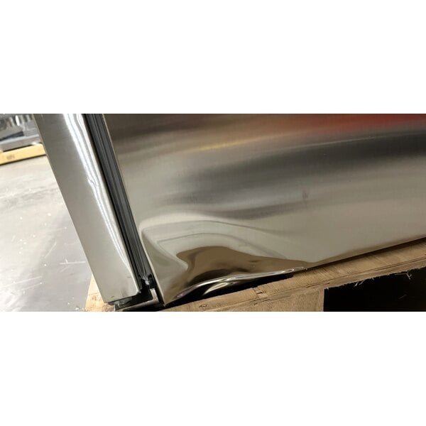 Scratch and Dent Avantco SSPPT-3I 94" 2 Door Refrigerated Pizza Prep Table with 2 Drawers