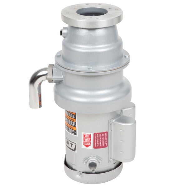 Scratch and Dent Hobart FD4/50-3 Commercial Garbage Disposer with Short Upper Housing - 1/2 hp, 120/208-240V