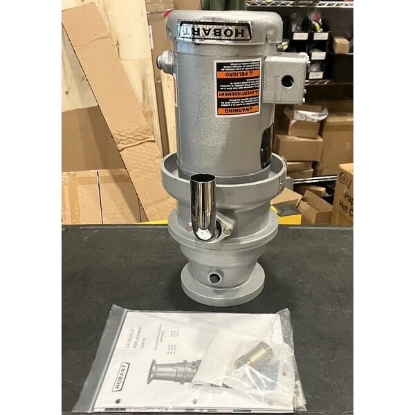 Scratch and Dent Hobart FD4/50-3 Commercial Garbage Disposer with Short Upper Housing - 1/2 hp, 120/208-240V