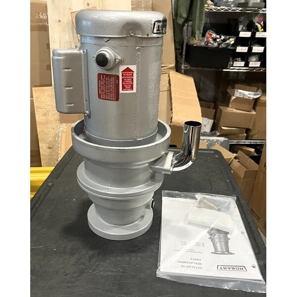 Scratch and Dent Hobart FD4/50-3 Commercial Garbage Disposer with Short Upper Housing - 1/2 hp, 120/208-240V