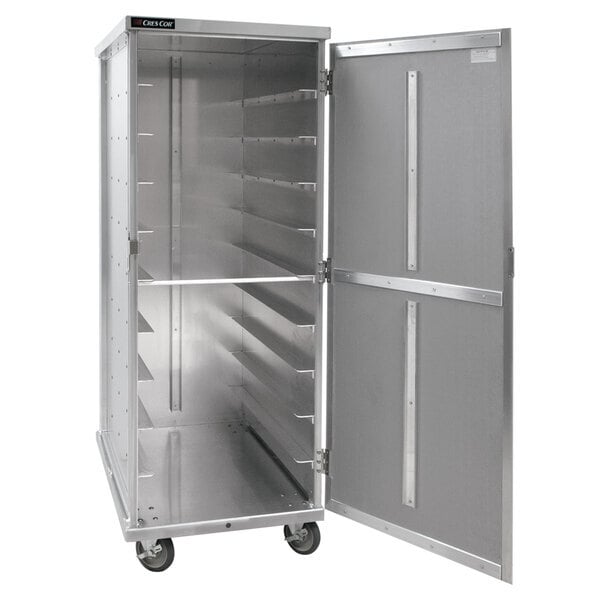 Scratch and Dent Cres Cor 101-1520-20 Aluminum 20 Tray Meal Delivery Cart