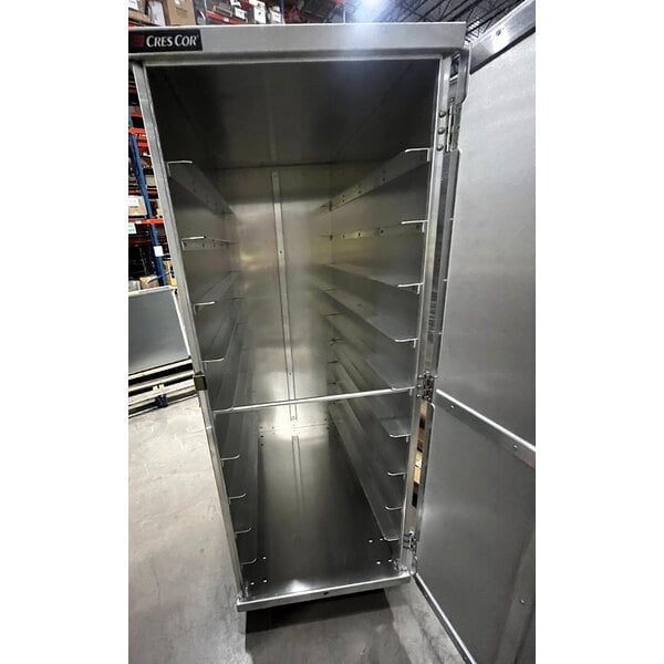 Scratch and Dent Cres Cor 101-1520-20 Aluminum 20 Tray Meal Delivery Cart