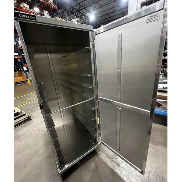 Scratch and Dent Cres Cor 101-1520-20 Aluminum 20 Tray Meal Delivery Cart