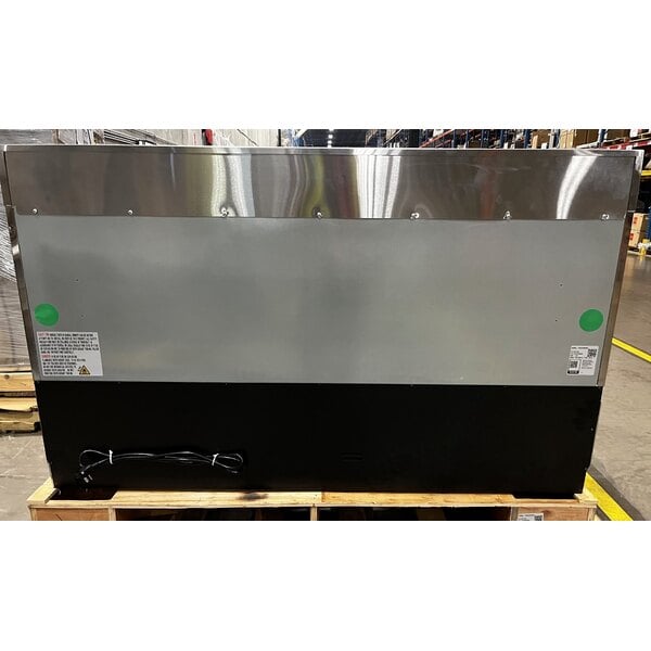 Scratch and Dent Avantco ZWT-60R-HC 60" Front Breathing Worktop Refrigerator with 3 1/2" Backsplash