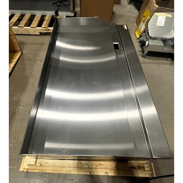 Scratch and Dent Cooking Performance Group G-CPG-48-M 48" Electric Countertop Griddle - 12,000W / 16,000W, 208 / 240V