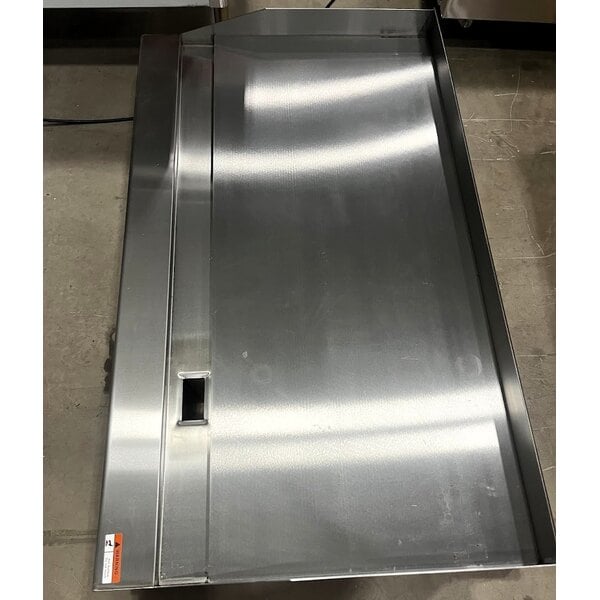 Scratch and Dent Cooking Performance Group G-CPG-48-M 48" Electric Countertop Griddle - 12,000W / 16,000W, 208 / 240V