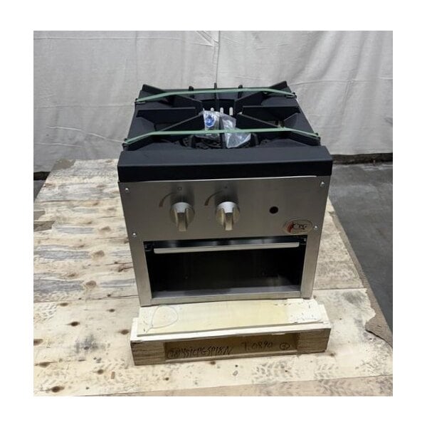 Scratch and Dent Cooking Performance Group CPG-SP-18-N Natural Gas Stock Pot Range - 80,000 BTU