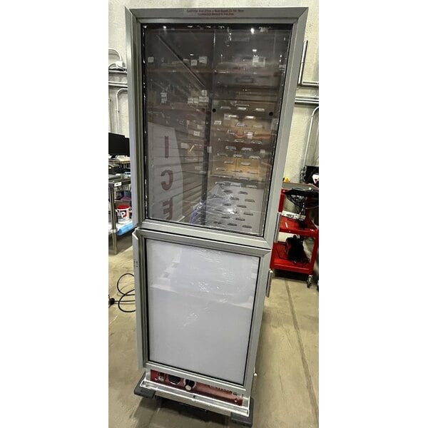Scratch and Dent Avantco HTI-1836DC Full Size Insulated Heated Holding Cabinet with Clear Dutch Doors - 120V