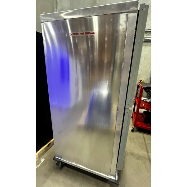 Scratch and Dent Avantco HTI-1836DC Full Size Insulated Heated Holding Cabinet with Clear Dutch Doors - 120V