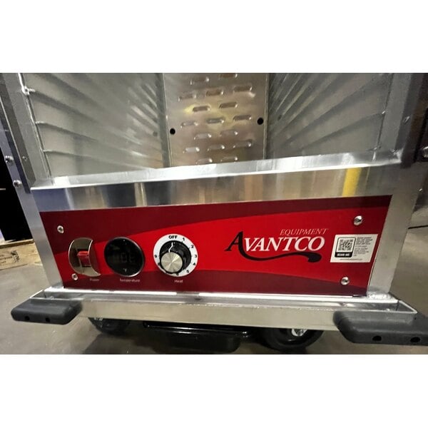 Scratch and Dent Avantco HTI-1836DC Full Size Insulated Heated Holding Cabinet with Clear Dutch Doors - 120V