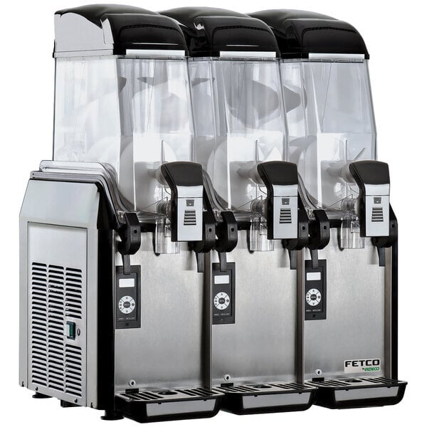 Scratch and Dent Fetco by Elmeco PEL0301 Triple 3.2 Gallon Pourover Frozen Beverage Machine - 120V