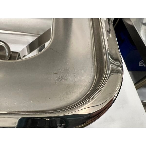 Scratch and Dent Acopa Heavy Weight 8 Qt. Dripless Full Size Stackable Stainless Steel Roll Top Chafer