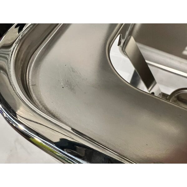 Scratch and Dent Acopa Heavy Weight 8 Qt. Dripless Full Size Stackable Stainless Steel Roll Top Chafer