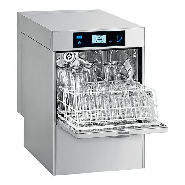 Scratch and Dent Meiko M-iClean US High Temperature Undercounter Glass Washer - 208-230V, 3 Phase