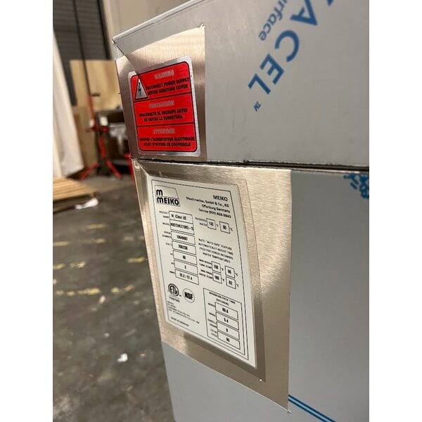 Scratch and Dent Meiko M-iClean US High Temperature Undercounter Glass Washer - 208-230V, 3 Phase