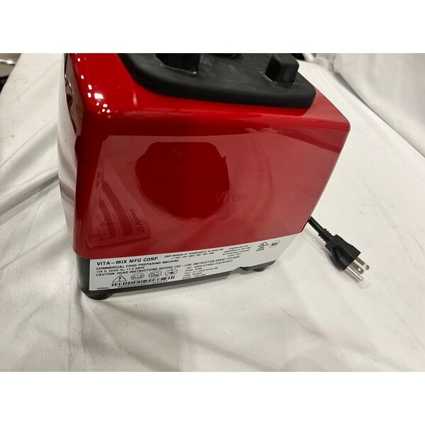 Scratch and Dent Vitamix 62825 Drink Machine Advance 2.3 hp Red Blender with 48 oz. Container - 120V