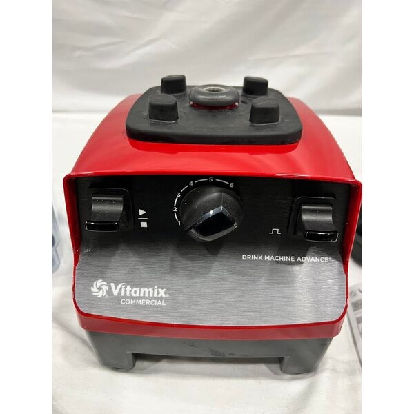 Scratch and Dent Vitamix 62825 Drink Machine Advance 2.3 hp Red Blender with 48 oz. Container - 120V