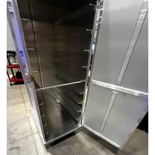 Scratch and Dent Cres Cor 101-1520-20 Aluminum 20 Tray Meal Delivery Cart