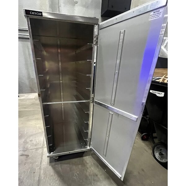 Scratch and Dent Cres Cor 101-1520-20 Aluminum 20 Tray Meal Delivery Cart