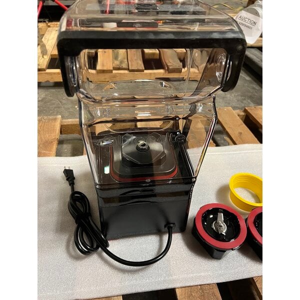 Scratch and Dent Blendtec SNBS2C2901-B1K Stealth 895 3.8 hp Nitro Blender with Sound Enclosure and Jarless Blending - 120V