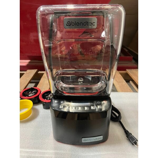 Scratch and Dent Blendtec SNBS2C2901-B1K Stealth 895 3.8 hp Nitro Blender with Sound Enclosure and Jarless Blending - 120V