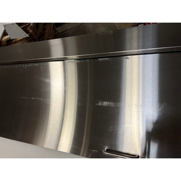 Scratch and Dent Avantco APT-71-HC 70" 3 Door Refrigerated Sandwich Prep Table