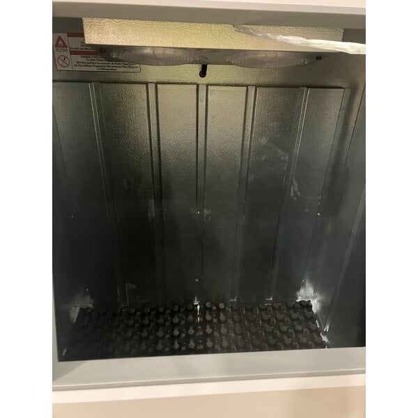 Scratch and Dent Leer 40ASL-R290 51" Outdoor Auto Defrost Ice Merchandiser with Slanted Front and Galvanized Steel Door