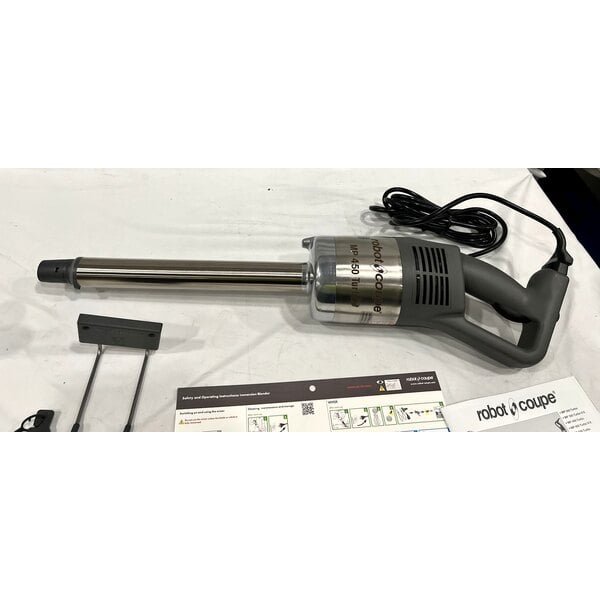 Scratch and Dent Robot Coupe MP450 Turbo 18" Single Speed Immersion Blender - 1 1/10 HP