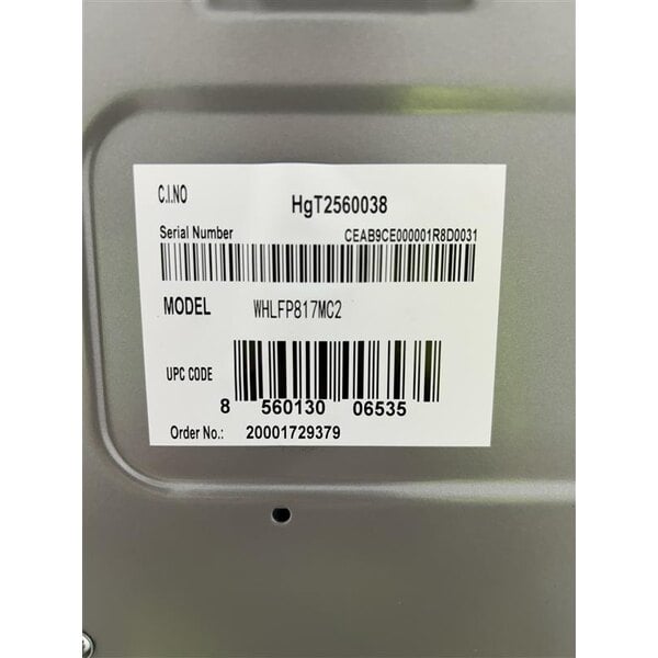 Scratch and Dent Crossover 3.5 cu. ft. 27" Front Load Electric Commercial Washer - Free Use WHLFP817C2OPL