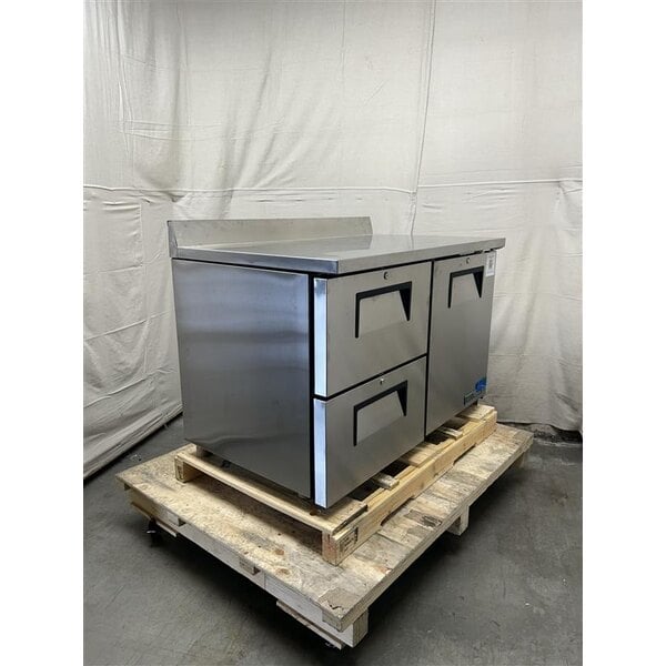 Scratch and Dent True TWT-48D-2-ADA-HC 48 3/8" ADA Compliant Worktop Refrigerator with Two Drawers and One Door