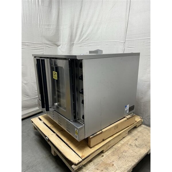 Scratch and Dent Cooking Performance Group FGC-100-DDL Deep Depth Single Deck Full Size Liquid Propane Convection Oven with Legs - 60,000 BTU