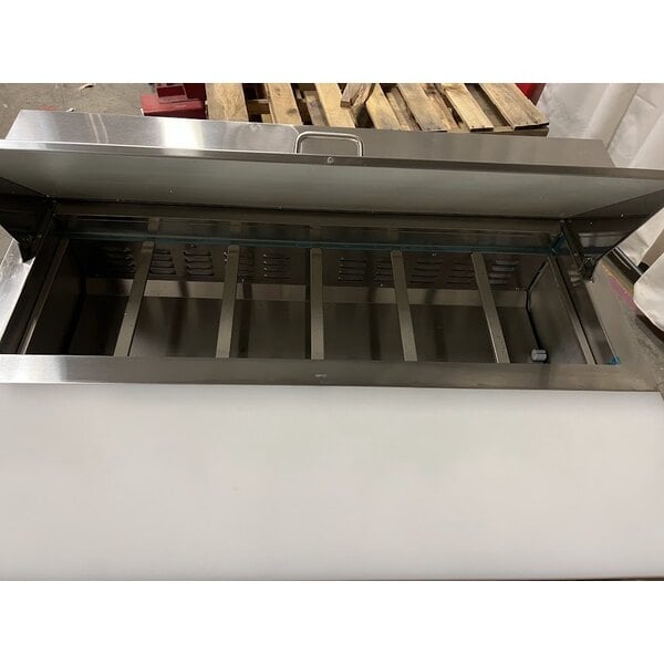 Scratch and Dent Avantco APT-48-HC 47" 2 Door Refrigerated Sandwich Prep Table