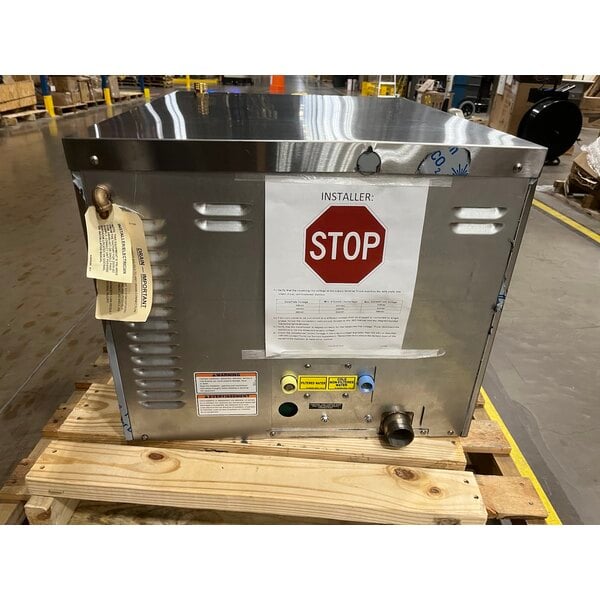 Scratch and Dent Vulcan C24EA3-1100 PLUS 3 Pan Electric Countertop Convection Steamer with Basic Controls - 208V, 8.5 kW