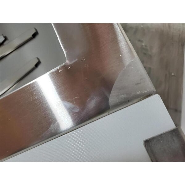 Scratch and Dent Avantco SS-PT-48M-HC 48" 2 Door Mega Top Stainless Steel Refrigerated Sandwich Prep Table